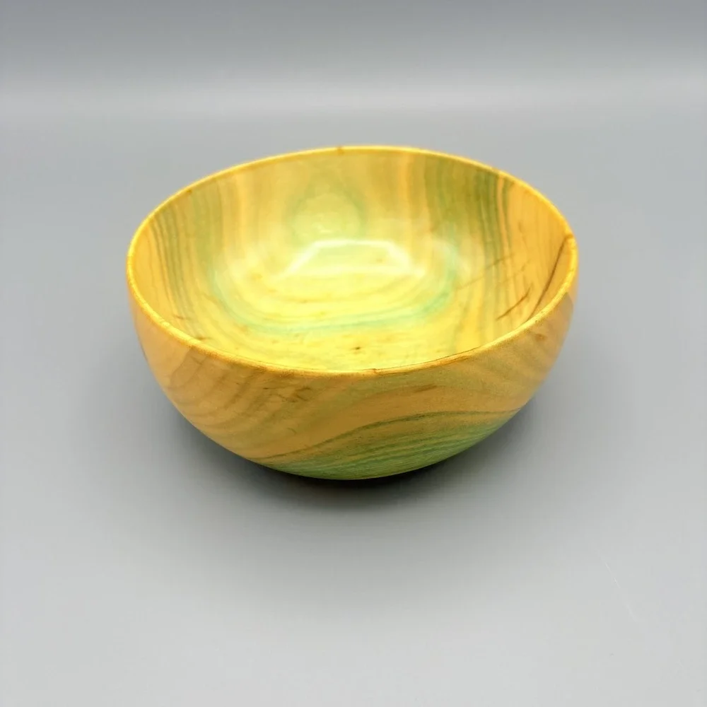 Quaking Aspen Wood Small Bowls (4) Hand Turned Kitchen Set of 4 Made in USA‎